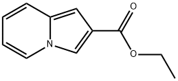에틸인돌리진-2-카르복실레이트 구조식 이미지