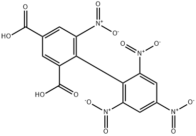 5-nitro-4-(2,4,6-trinitrophenyl)benzene-1,3-dicarboxylic acid Structure