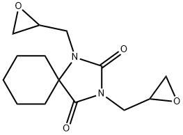 1,3-비스(옥시라닐메틸)-1,3-디아자스피로[4.5]데칸-2,4-디온 구조식 이미지