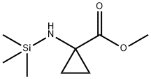 시클로프로판카르복실산,1-[(트리메틸실릴)아미노]-,메틸에스테르(9CI) 구조식 이미지