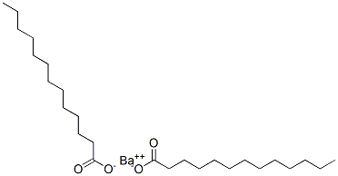 Ditridecanoic acid barium salt Structure