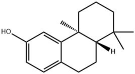 3-Phenanthrenol, 4b,5,6,7,8,8a,9,10-octahydro-4b,8,8-trimethyl-, (4bS,8aS)- Structure