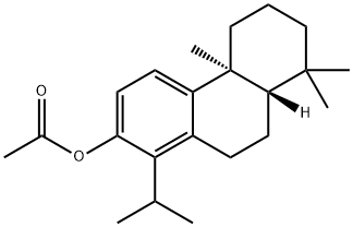 2-Phenanthrenol, 4b,5,6,7,8,8a,9,10-octahydro-4b,8,8-trimethyl-1-(1-methylethyl)-, acetate, (4bS,8aS)- Structure
