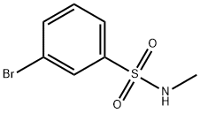 3-BROMO-N-METHYLBENZENESULPHONAMIDE Structure