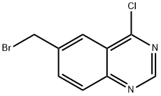 6-(BROMOMETHYL)-4-CHLOROQUINAZOLINE Structure