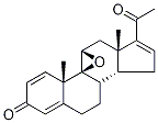 (9β,11β)-9,11-Epoxy-pregna-1,4,16-triene-3,20-dione Structure