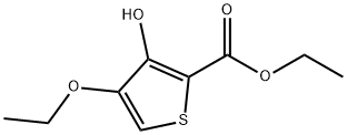 2-티오펜카르복실산,4-에톡시-3-히드록시-,에틸에스테르(9CI) 구조식 이미지
