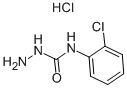 4-(2-클로로페닐)세미카바자이드염화물 구조식 이미지