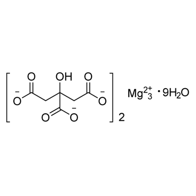 TRI-MAGNESIUM DICITRATE NONAHYDRATE Structure