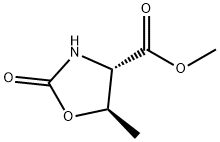 4-Oxazolidinecarboxylicacid,5-methyl-2-oxo-,methylester,(4S,5R)-(9CI) Structure