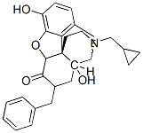 17-(cyclopropylmethyl)-7-benzyl-4,5-epoxy-3,14-dihydroxymorphinan-6-one Structure