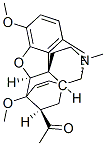 1-[(5alpha,7alpha)-4,5-epoxy-3,6-dimethoxy-17-methyl-6,14-ethenomorphinan-7-yl]ethanone 구조식 이미지