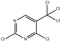 2,4-Dichloro-5-trichloromethylpyrimidine 구조식 이미지