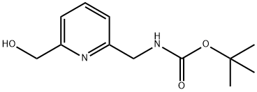 [[6-HYDROXYMETHYL)-2-PYRIDINYL]METHYL]-CARBAMIC ACID, 1,1-DIMETHYLETHYL ESTER Structure