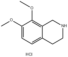 7,8-dimethoxy-1,2,3,4-tetrahydroisoquinoline hydrochloride Structure