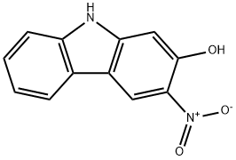 2-하이드록시-3-니트로카바졸 구조식 이미지