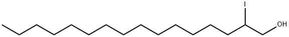 2-iodohexadecan-1-ol Structure
