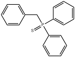 디페닐(페닐메틸)포스핀황화물 구조식 이미지