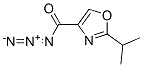 4-Oxazolecarbonyl  azide,  2-(1-methylethyl)- Structure