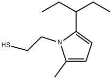 2-(2-methyl-5-pentan-3-yl-pyrrol-1-yl)ethanethiol 구조식 이미지