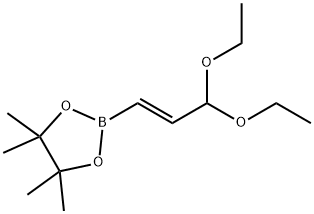 3,3-DIETHOXY-1-PROPENYLBORONIC ACID PINACOL ESTER Structure