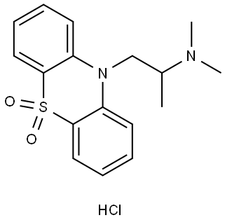 DIOXOPROMETHAZINE HYDROCHLORIDE Structure