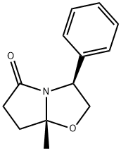 (3S-CIS)-7A-METHYL-3-PHENYLTETRAHYDROPYRROLO[2,1-B]OXAZOL-5(6H)-ONE Structure
