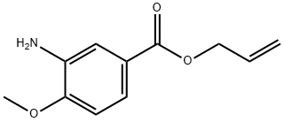 Benzoic acid, 3-amino-4-methoxy-, 2-propenyl ester (9CI) Structure