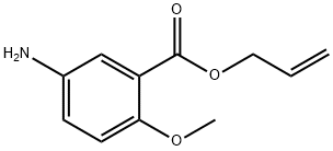 벤조산,5-아미노-2-메톡시-,2-프로페닐에스테르(9CI) 구조식 이미지