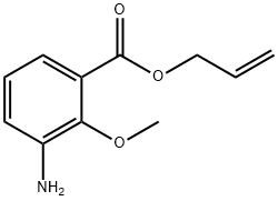 Benzoic acid, 3-amino-2-methoxy-, 2-propenyl ester (9CI) Structure