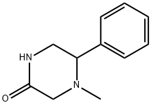 Piperazinone, 4-methyl-5-phenyl- (9CI) Structure