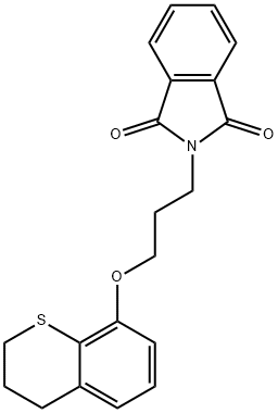 2-(3-thiochroman-8-yloxypropyl)isoindole-1,3-dione Structure