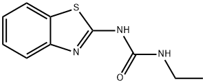 우레아,1-(2-벤조티아졸릴)-3-에틸-(8CI) 구조식 이미지