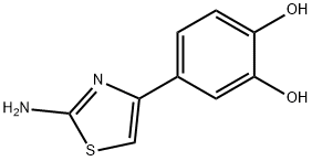 1,2-Benzenediol,4-(2-amino-4-thiazolyl)-(9CI) Structure