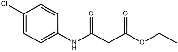 Propanoic acid,3-[(4-chlorophenyl)amino]-3-oxo-, ethyl ester Structure