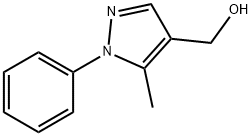 (5-METHYL-1-PHENYL-1H-PYRAZOL-4-YL)메탄올 구조식 이미지