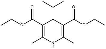 2,6-디메틸-4-이소프로필-1,4-디히드로-3,5-피리딘디카르복실산디에틸에스테르 구조식 이미지