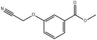 METHYL 3-(CYANOMETHOXY)BENZOATE Structure