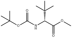 D-발린,N-[(1,1-디메틸에톡시)카르보닐]-3-메틸-,메틸에스테르 구조식 이미지