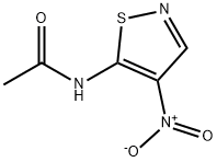 아세트아미드,N-(4-니트로-5-이소티아졸릴)- 구조식 이미지