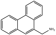 C-PHENANTHREN-9-YL-메틸아민 구조식 이미지