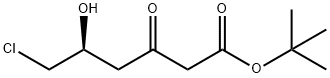 TERT-BUTYL (S)-6-CHLORO-5-HYDROXY-3-OXOHEXANOATE Structure