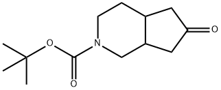 tert-butyl 6-oxooctahydro-2H-cyclopenta[c]pyridine-2-carboxylate 구조식 이미지