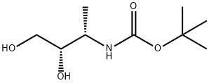 Carbamic acid, [(1S,2S)-2,3-dihydroxy-1-methylpropyl]-, 1,1-dimethylethyl Structure