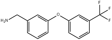 3-(3-TRIFLUOROMETHYLPHENOXY)BENZYLAMINE Structure