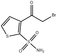3-Bromoacetyl-2-thiophenesulfonamide Structure