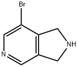 1H-Pyrrolo[3,4-c]pyridine, 7-bromo-2,3-dihydro- 구조식 이미지