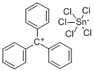 TRIPHENYLCARBENIUM PENTACHLOROSTANNATE Structure