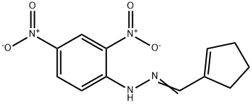 1-Cyclopentene-1-carbaldehyde (2,4-dinitrophenyl)hydrazone Structure