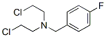 N,N-비스(2-클로로에틸)-p-플루오로벤질아민 구조식 이미지
